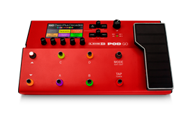 LINE 6 POD Go Pro Limited Edtion Red Guitar Effects Pedal 